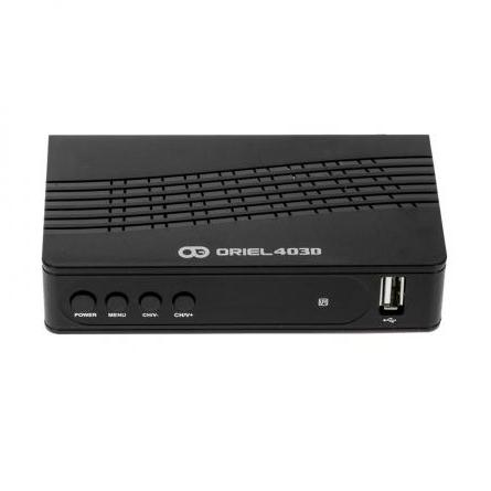 Цифровая ТВ приставка  Oriel 403D ресивер с тюнером DVB-T2/C