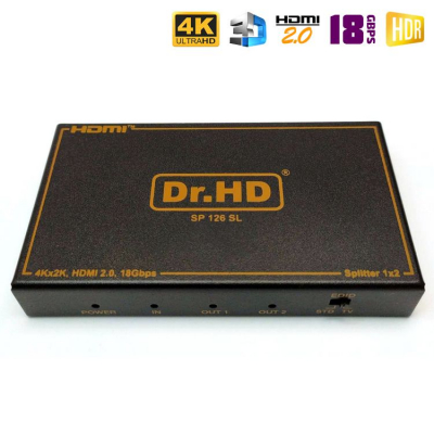 HDMI Splitter разветвитель  Dr.HD SP 126 SL сплиттер 1 вход 2 выхода