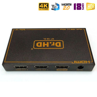 HDMI Splitter разветвитель  Dr.HD SP 126 SL сплиттер 1 вход 2 выхода