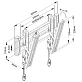 Наклонный ТВ кронштейн  North Bayou NB C1-T для LED/LCD телевизоров