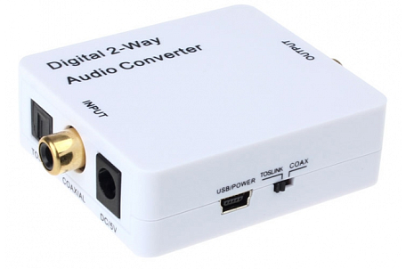 Цифровой аудио конвертер  Dr.HD CA 123 DD S/PDIF в Coaxial и наоборот