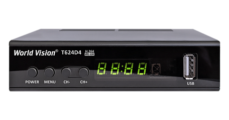 Цифровая ТВ приставка  World Vision T624 D4 ресивер с тюнером DVB-T2/C