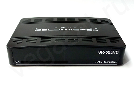 Спутниковый ТВ ресивер  GoldMaster SR-525HD ресивер с тюнером DVB-T2/C/S/S2/S2X
