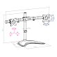 Кронштейн настольный  Arm Media LCD-T52 для монитора