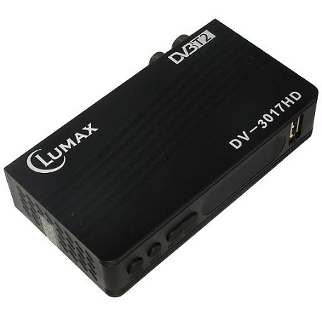 Цифровая ТВ приставка  Lumax DV-3017HD ресивер с тюнером DVB-T2