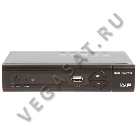 Цифровая ТВ приставка  World Vision T43 ресивер с тюнером DVB-T2