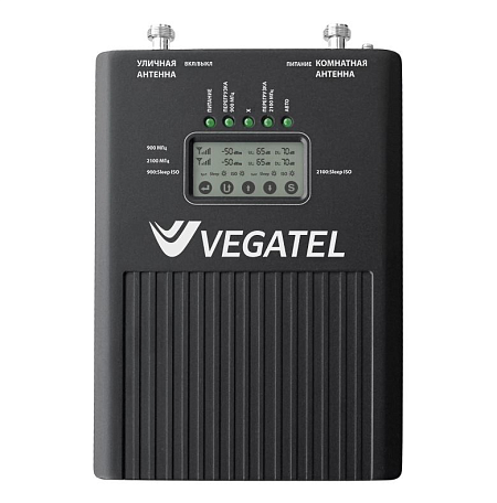 Репитер GSM 3G  Vegatel VT3-900E/3G (LED) усиление сигнала до 1000 м2