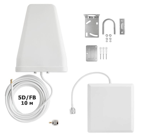 Комплект GSM усиления  Vegatel VT-900E-kit (дом, LED) для сигнала сотовой связи