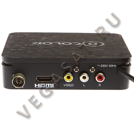Цифровая ТВ приставка  D-color DC921HD ресивер с тюнером DVB-T2
