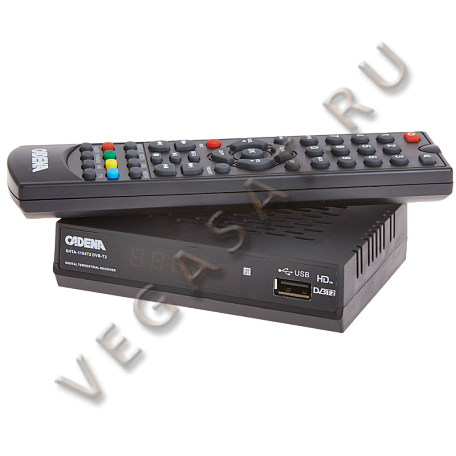 Цифровая ТВ приставка  Cadena SHTA-1104T2 ресивер с тюнером DVB-T2
