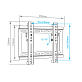 Наклонный ТВ кронштейн  Arm Media STEEL-6 для LED/LCD телевизоров