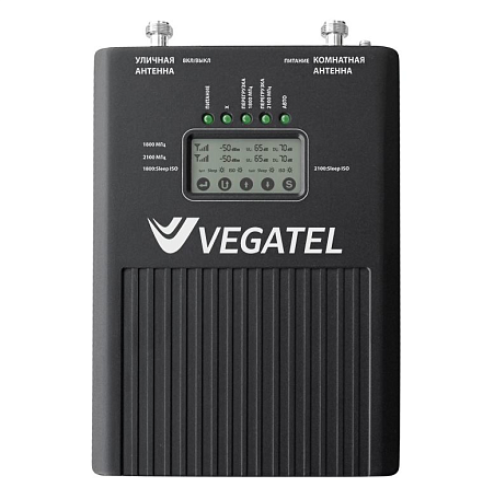 Репитер GSM 3G  Vegatel VT3-1800E/3G (LED) усиление сигнала до 1000 м2