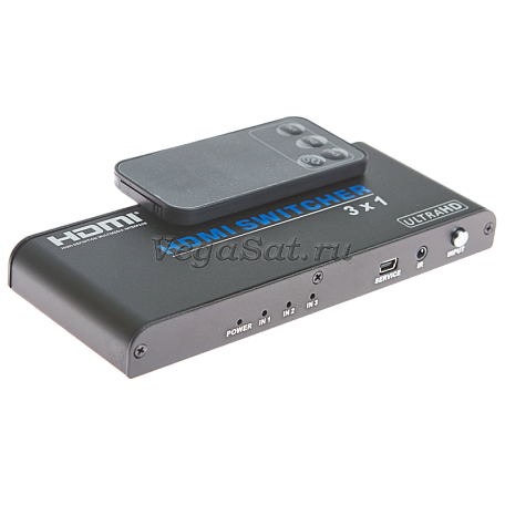 HDMI Switch переключатель  Dr.HD SW 315 SL коммутатор 3 входа 1 выход