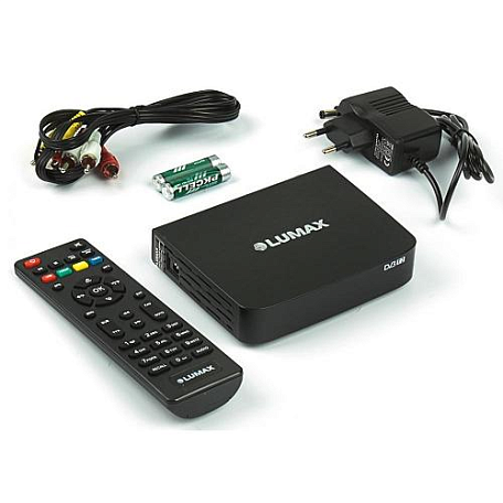 Цифровая ТВ приставка  Lumax DV2104HD ресивер с тюнером DVB-T2/C