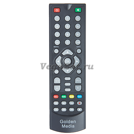 Пульт управления  Golden Media DVB-T для эфирного ресивера Golden Media