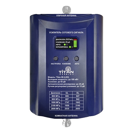 Репитер Titan-5B (LED)  Vegatel R09827 Titan