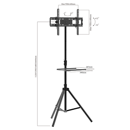 Напольная ТВ стойка  Arm Media TR-STAND-2 для LED/LCD телевизоров