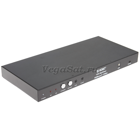 HDMI splitter 1x4 - удлинитель  Dr.HD SP 144 BT 100 по витой паре, до 100 м