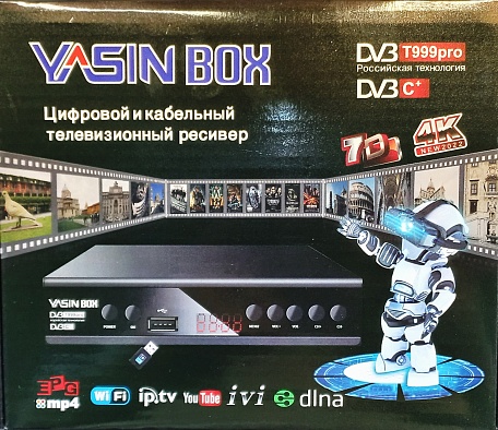 Цифровая ТВ приставка    ресивер с тюнером DVB-T2/С