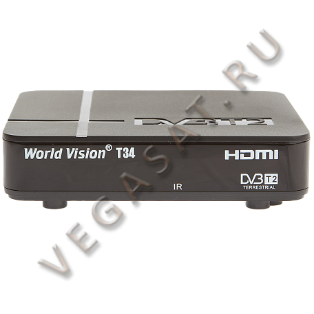 Цифровая ТВ приставка  World Vision T34 ресивер с тюнером DVB-T2
