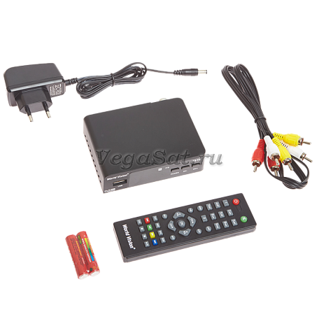 Цифровая ТВ приставка  World Vision T57D ресивер с тюнером DVB-T2