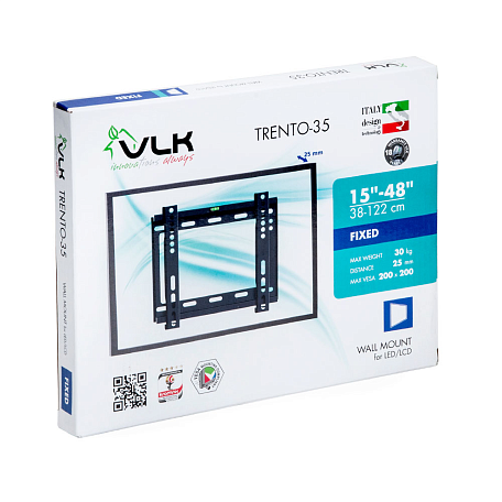 Фиксированный ТВ кронштейн  VLK TRENTO-35 для LED/LCD телевизоров