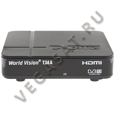 Цифровая ТВ приставка  World Vision T34A ресивер с тюнером DVB-T2