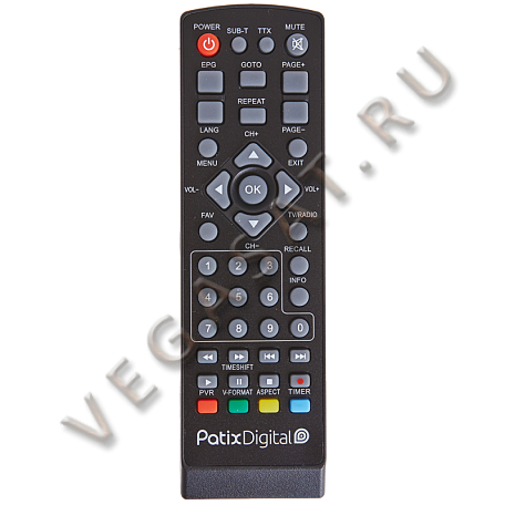 Цифровая ТВ приставка  Patix Digital PT-500 ресивер с тюнером DVB-T2