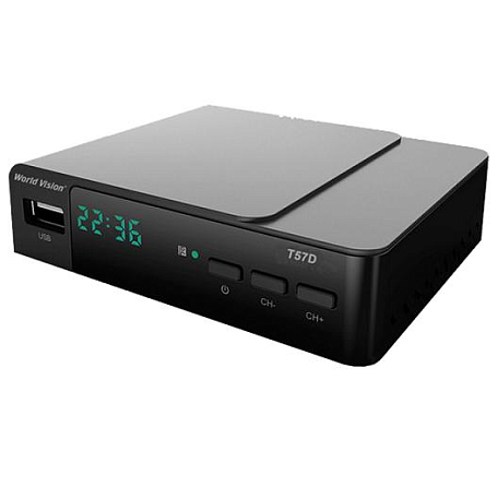 Цифровая ТВ приставка  World Vision T57D ресивер с тюнером DVB-T2