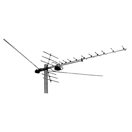 Уличная ТВ антенна  Дельта Н1381АF активная МВ / ДМВ с усилителем