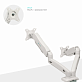 Кронштейн с газлифтом  Onkron G160 white для телевизора / монитора