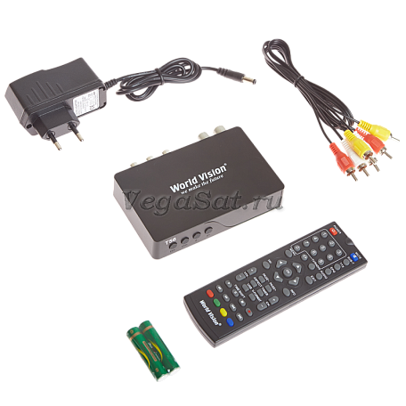 Цифровая ТВ приставка  World Vision T56 ресивер с тюнером DVB-T2