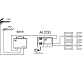 Антенный усилитель  Alcad AL-200 антенный вход / 2 выхода