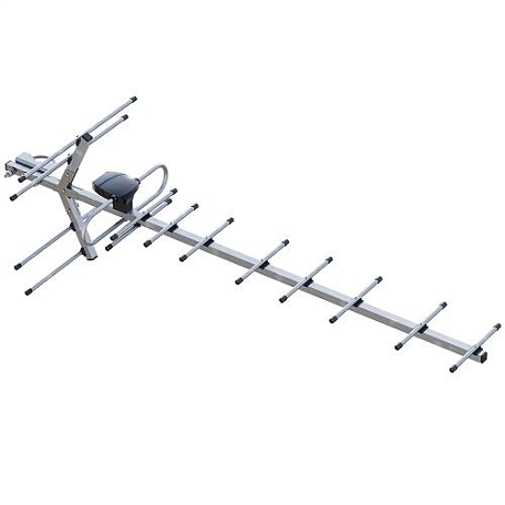Уличная ТВ антенна  Рэмо «BAS-1131-DX ДИАПАЗОН UHF» активная ДМВ с усилителем