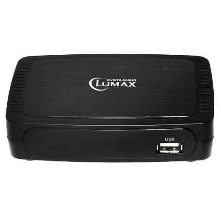Цифровая ТВ приставка  Lumax DVT2-555HD ресивер с тюнером DVB-T2