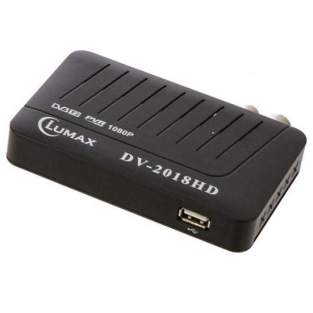 Цифровая ТВ приставка  Lumax DV-2018HD ресивер с тюнером DVB-T2