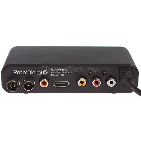 Цифровая ТВ приставка  Patix Digital PT-400D ресивер с тюнером DVB-T2