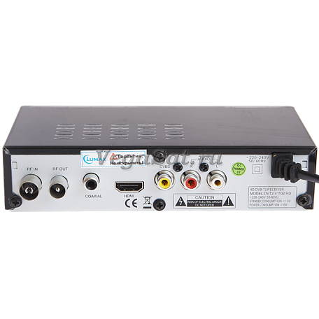 Цифровая ТВ приставка  Lumax DVT2-41102HD ресивер с тюнером DVB-T2