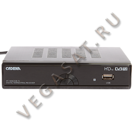 Цифровая ТВ приставка  Cadena HT-1658 ресивер с тюнером DVB-T2