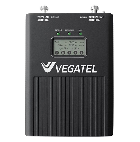 Репитер GSM  Vegatel VT3-900E (S, LED) усиление сигнала до 2000 м2