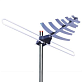 Уличная ТВ антенна  Вектор AR-807 активная МВ / ДМВ с усилителем