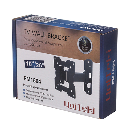 Наклонно-поворотный ТВ кронштейн  Uniteki FM1804 для LED/LCD телевизоров