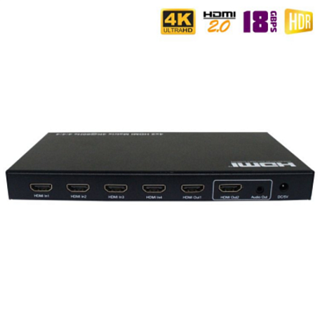 HDMI матрица (4x2 matrix)  Dr.HD MX 426 FX коммутатор 4 входа 2 выхода
