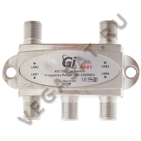 Спутниковый дисек   DiSEqC 4x1 протокол 2.0 на 4 порта
