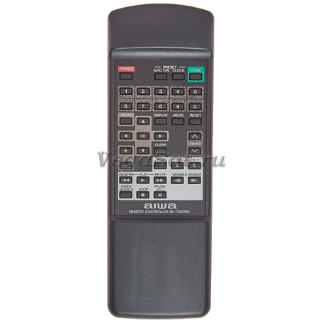 Пульт управления   RC-TGX200 original для видеомагнитофона Aiwa