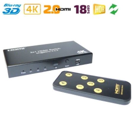 HDMI Switch переключатель  Dr.HD SW 316 SL коммутатор 3 входа 1 выход
