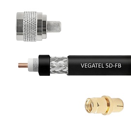 Кабельная сборка 5D-FB VEGATEL Cu (ГОСТ) (N-male - SMA-male)