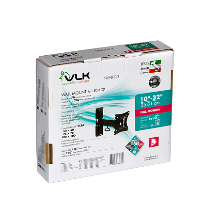 Наклонно-поворотный ТВ кронштейн  VLK TRENTO-2 для LED/LCD телевизоров