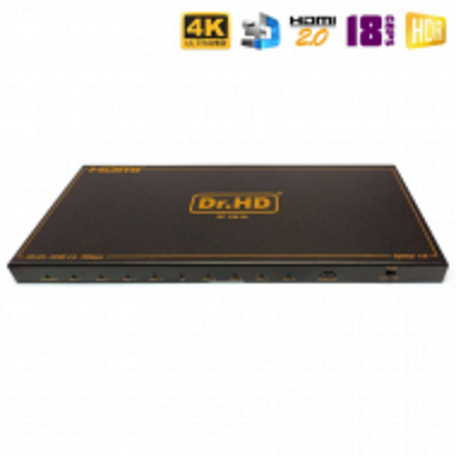 HDMI Splitter разветвитель  Dr.HD SP 186 SL сплиттер 1 вход 8 выходов