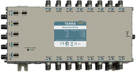 Мультисвитч  Terra MV-532 активный оконечный 5x32